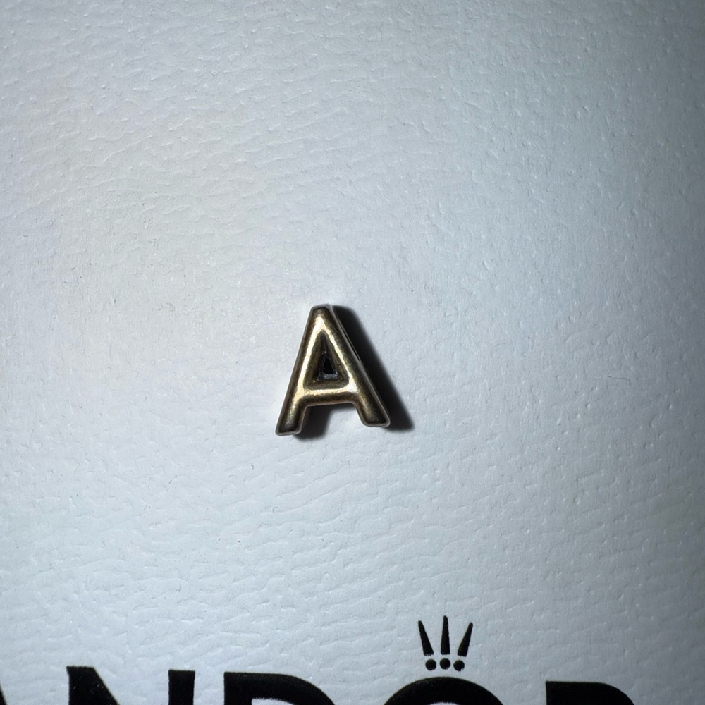 Pandora Silver Alphabet A Charm